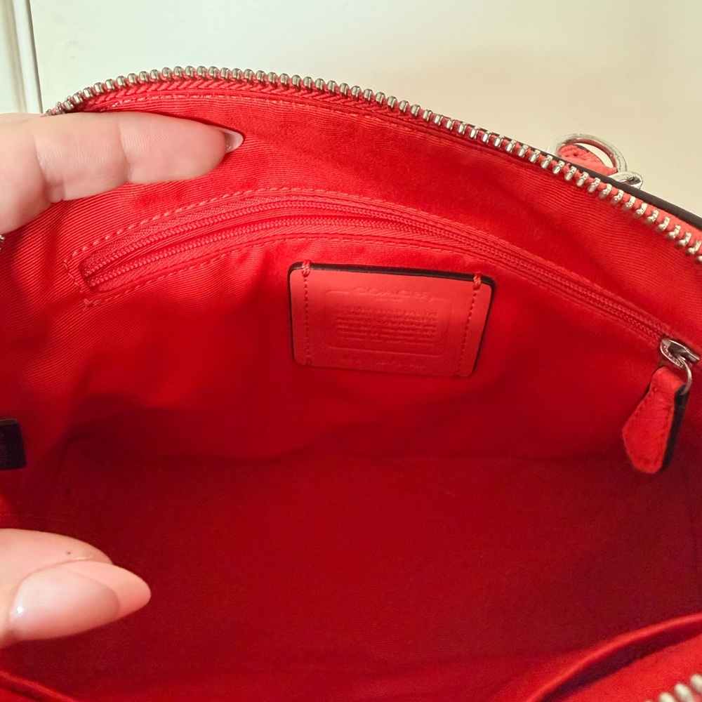 Coach Vibrant Orange Crossbody Bag - Picture 2 of 2